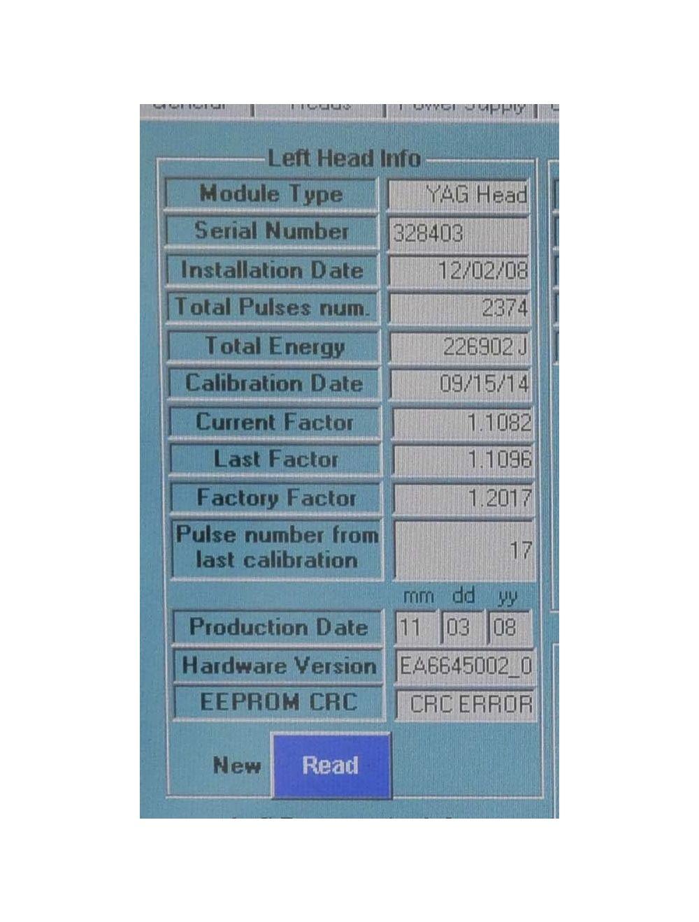 Lumenis One Nd YAG Laser Handpiece P/N SA6570000 Treatment Head Lume 1 Assembly image 0