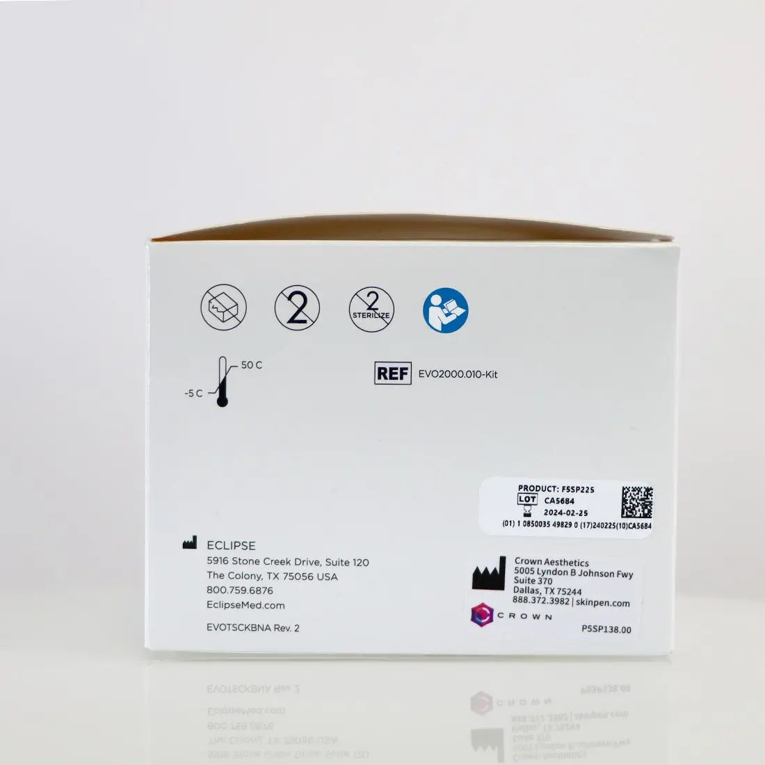 Crown Aesthetic EVO Microneedling Pen Kit Eclipse Cartridge MicroPen EV Wireless