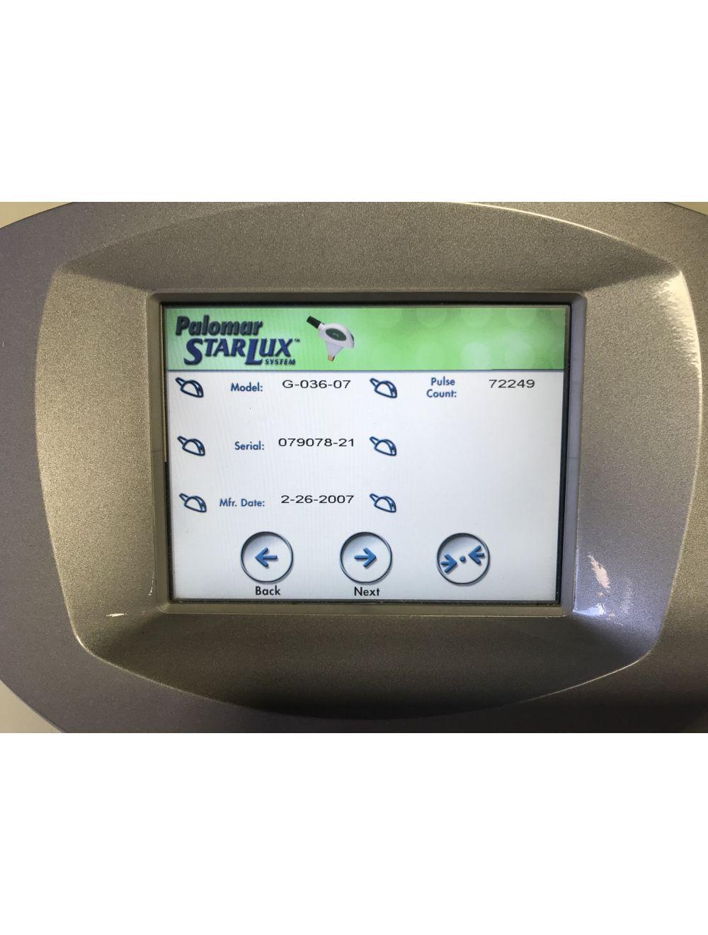 2007 Palomar Starlux 300 Lux G Handpiece Pigmented/Vascular Lesions IPL HP LuxG image 6