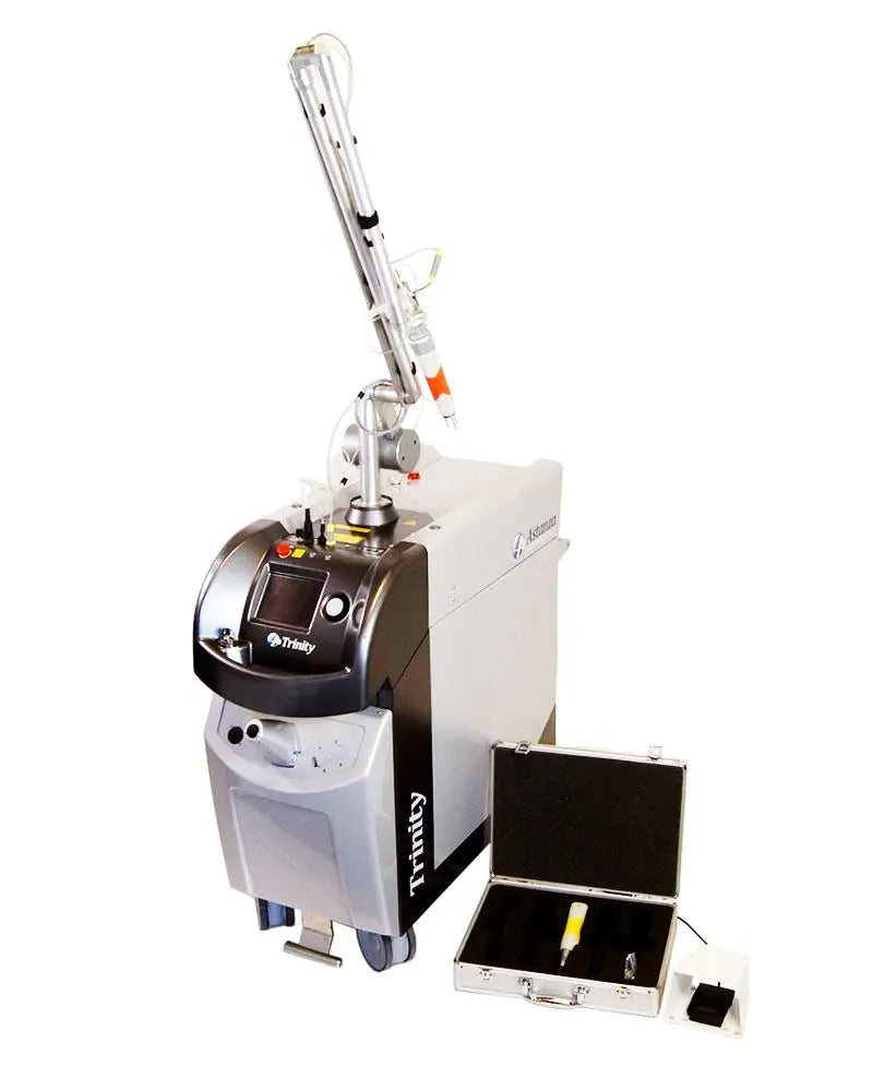 2012 Astanza Trinity Q-Plus T Quanta System YAG Ruby Laser Tattoo Hair Removal Sol International Medical