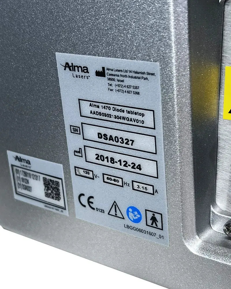 2018 Alma 1470 BeautiFill Laser Diode LipoFlow Autologous Fat Transfer System Alma