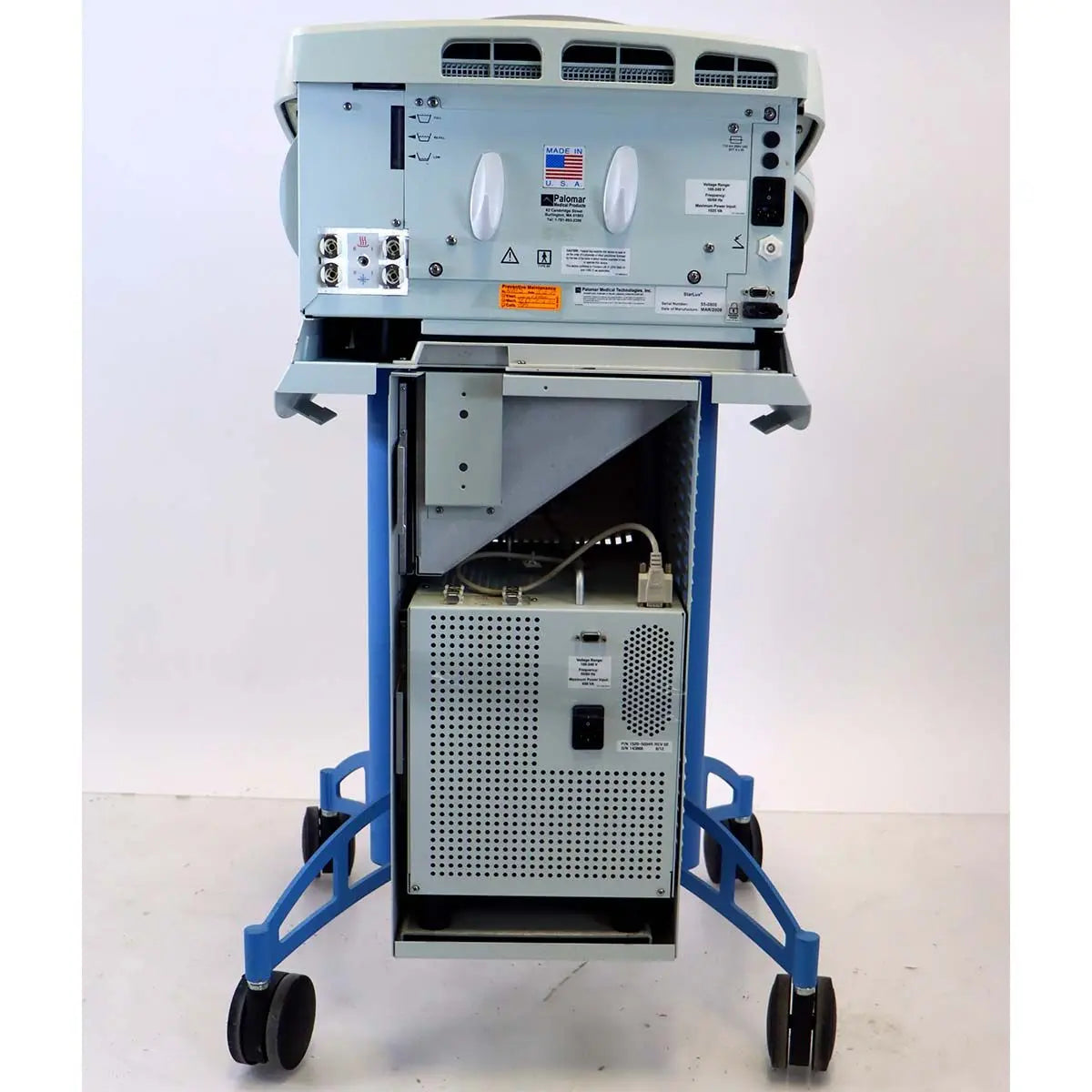 2008 Palomar StarLux 500 w/ Chiller Hair Removal Pigment IPL Laser System 4 HPs Palomar