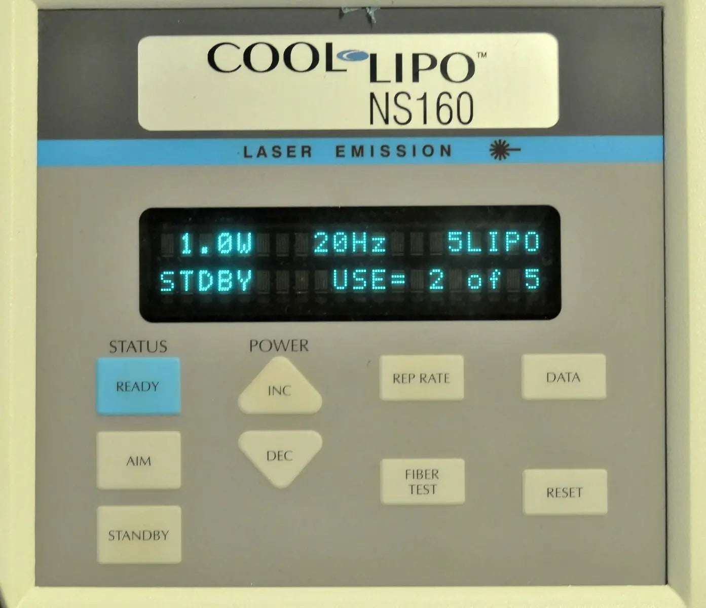 2007 New Star NS160 CoolLipo Laser Nd YAG 1320 nm Dermatology Ablation NewStar