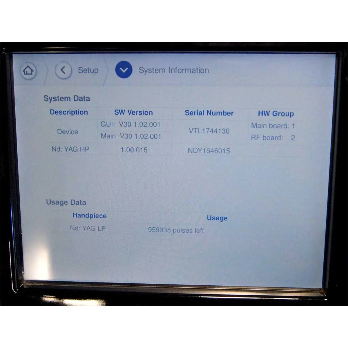 Viora V30 V-Nd:YAG Handpiece PCR PulseConfiguRythm Interchangeable Spots Nd-YAG