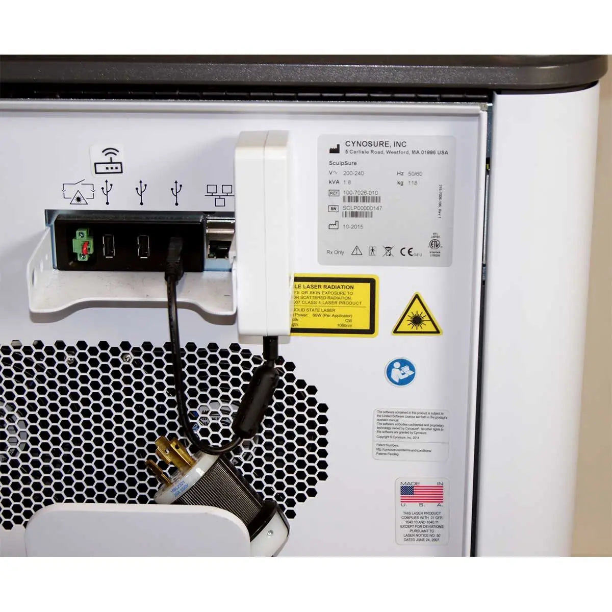 2015 Cynosure SculpSure Non-Invasive 1060nm Diode Laser Body Sculpt Contour Sys