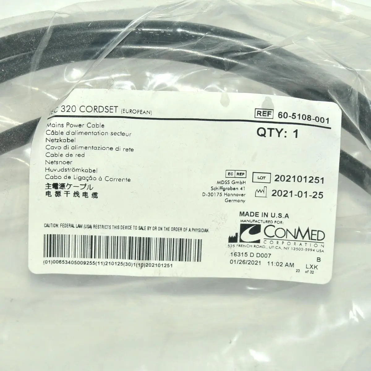 Conmed SYSTEM 5000 ElectroSurgical Generator General Surgery ESU w/Handpieces