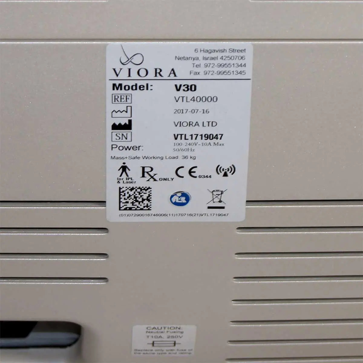 2017 Viora V30 Multi-Application System RF IPL Laser Hair Lesions Acne Cellulite