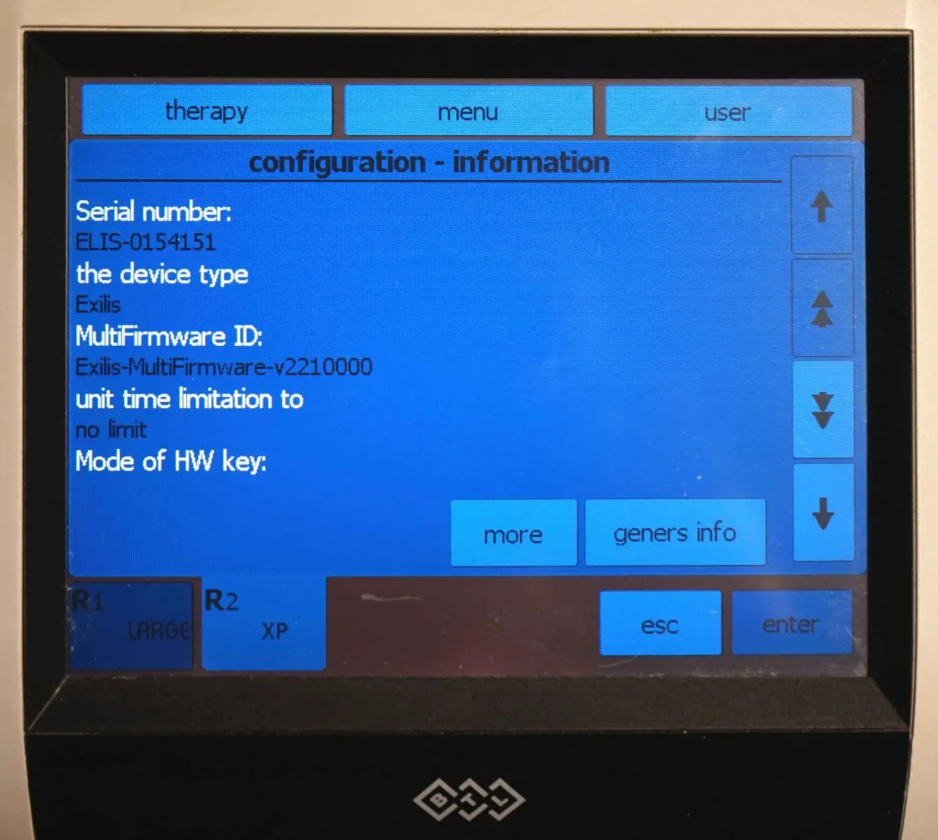 BTL Exilis Elite RF RadioFrequency 90 WATT Wrinkle Skin Tightening 2 Handpieces