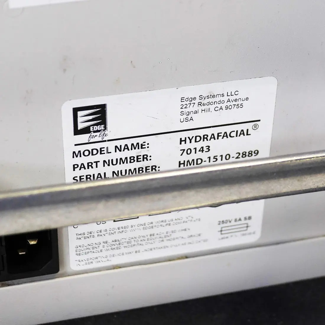 2015 Edge Systems HydraFacial SPA MD Hydro-Dermabrasion Skin Treatment System Hydrafacial