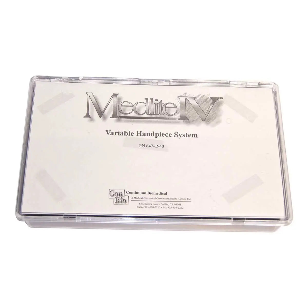 1998 Hoya ConBio Medlite IV Q-Switch Nd:YAG Laser Tattoo Removal System Lite 4