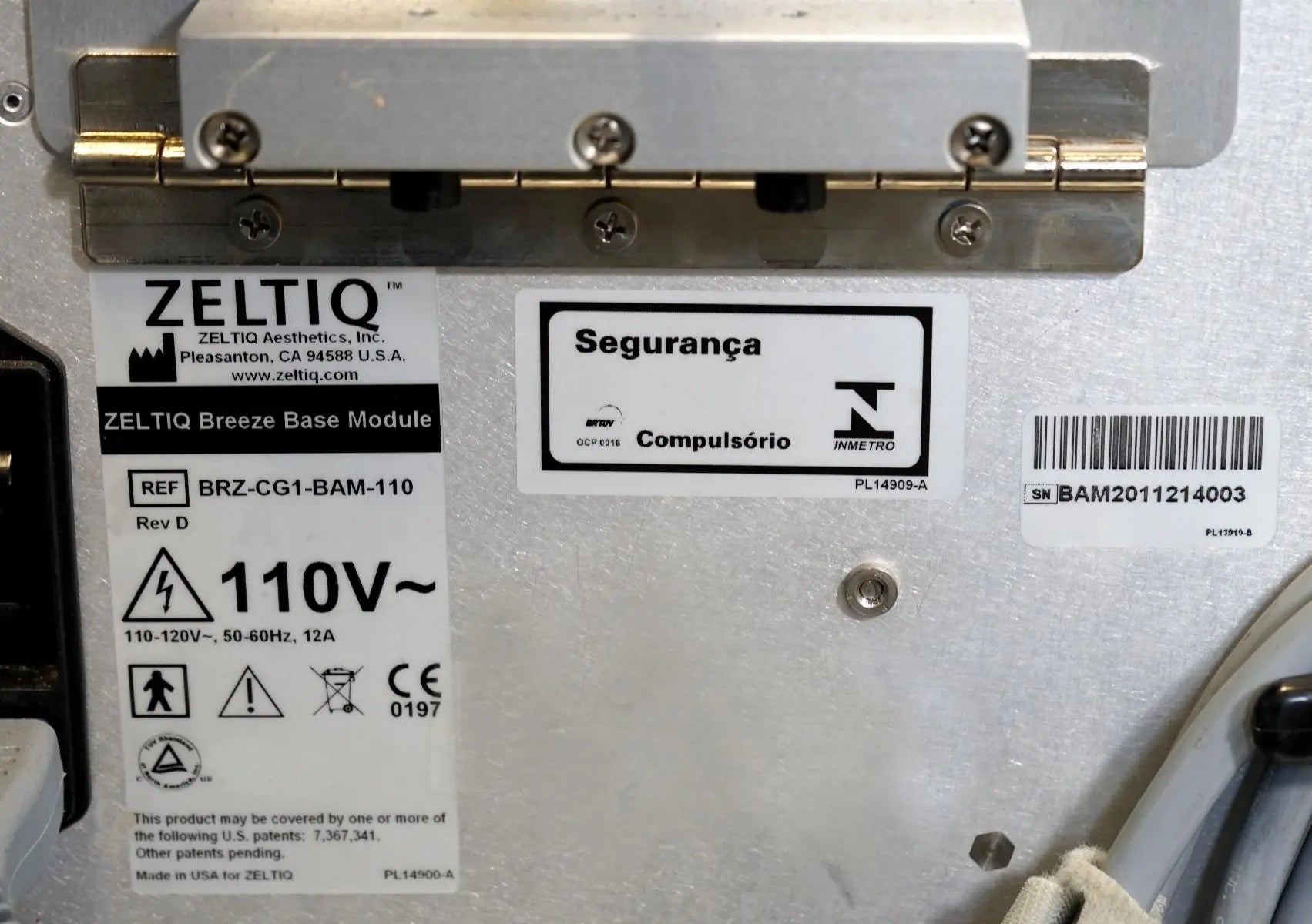 2011 Zeltiq Aesthetics CoolSculpting Body Contouring Shape Breeze Fat Reduction