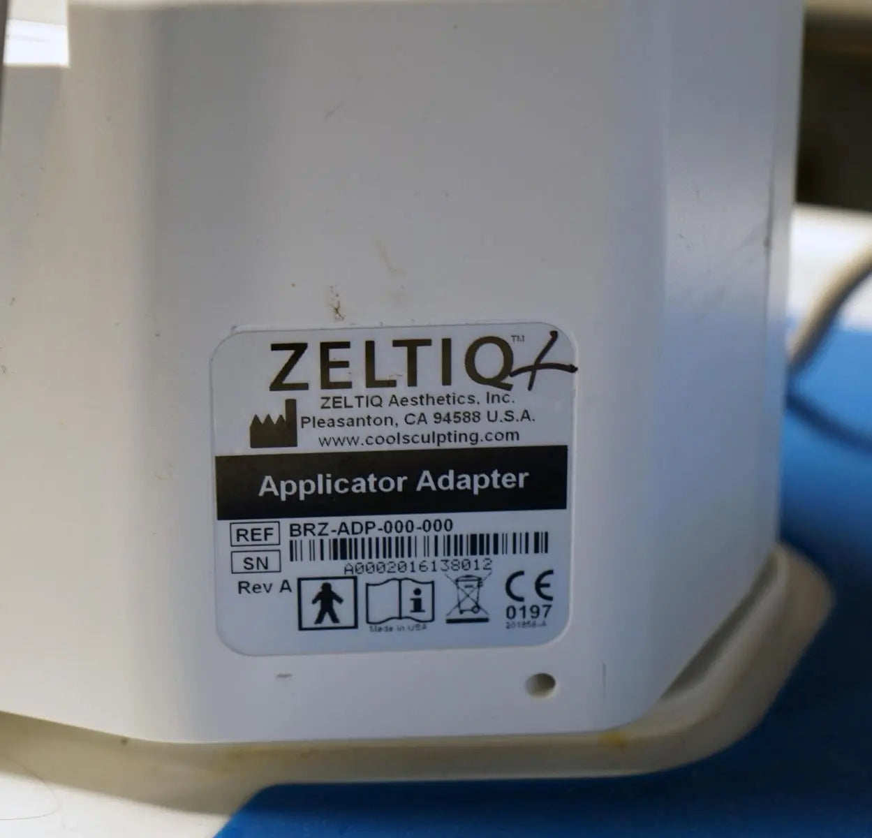 2012 Zeltiq CoolSculpting Body Contouring Cryolipolysis Fat Reduction Contour