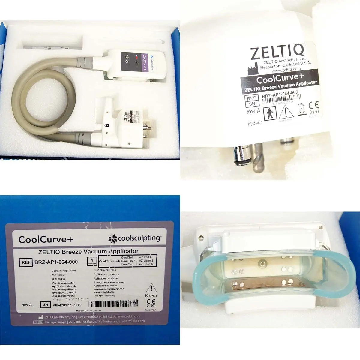 2011 Zeltiq CoolSculpting Body Contouring Fat Reduction System w/ 4 Applicators