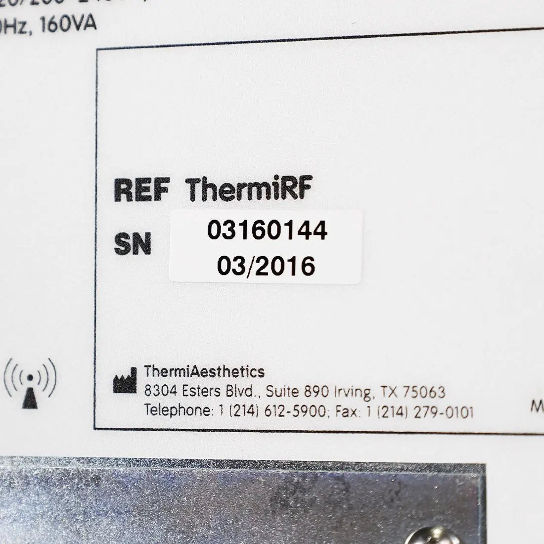 2016 ThermiAesthetics ThermiRF ThermiSmooth Skin Tightening Wrinkles Thermi RF