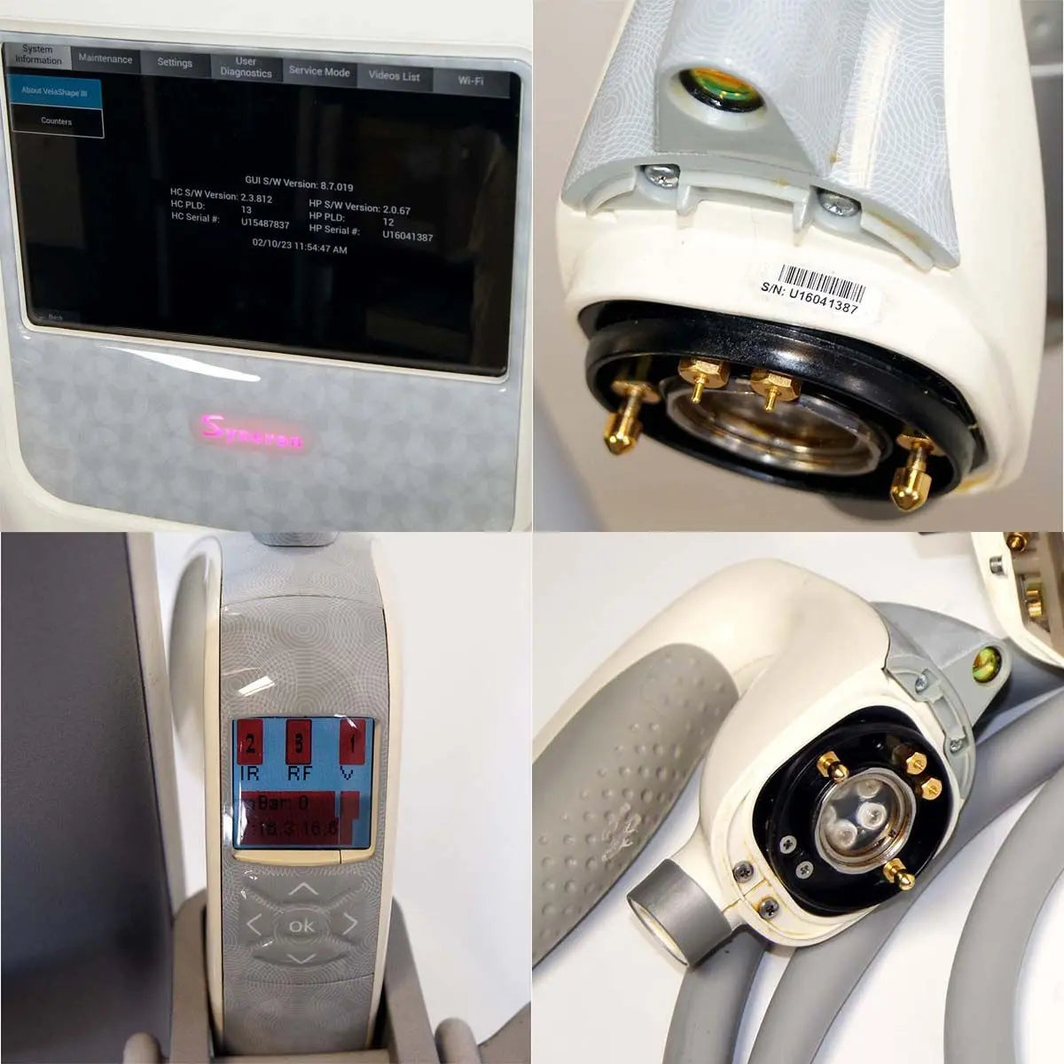 2016 Syneron Candela VelaShape III Cellulite Treatment Body Contour Vac System