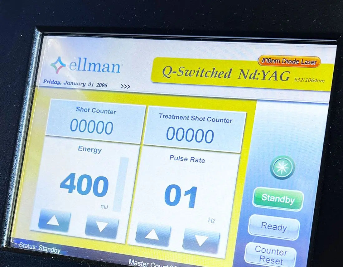 2014 Ellman Sandstone Medley Vascular Skin Rejuvenation Lesion Laser NEW 0 SHOTS Sol International Medical