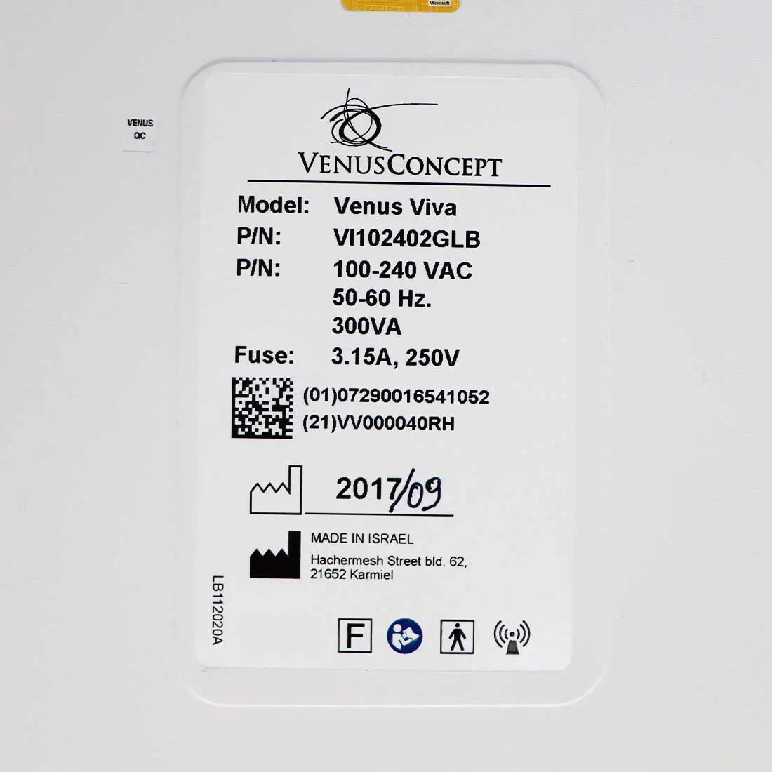 2017 Venus Concepts Viva Fractional RF Skin Resurfacing Scars VenusConcept