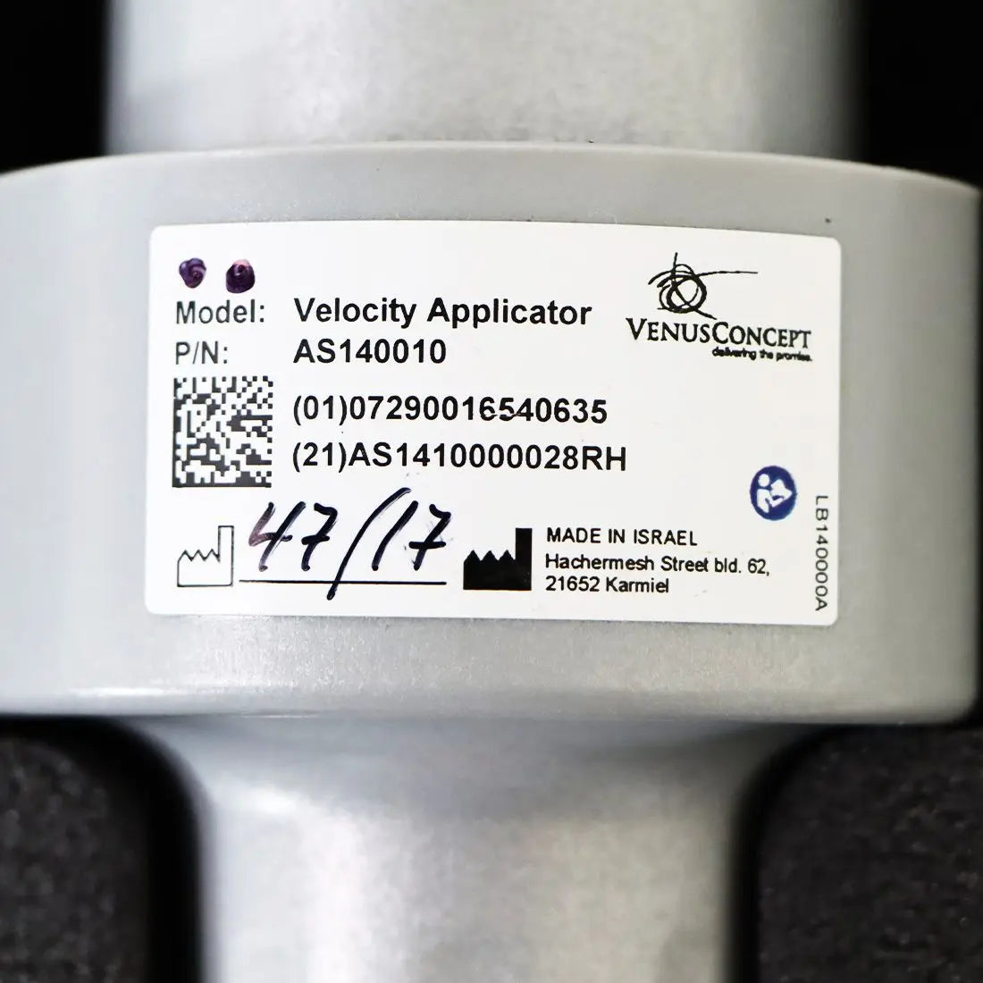 2019 VenusConcept Venus Velocity 800 nm Diode Hair Removal Laser Concept w/HP Venus