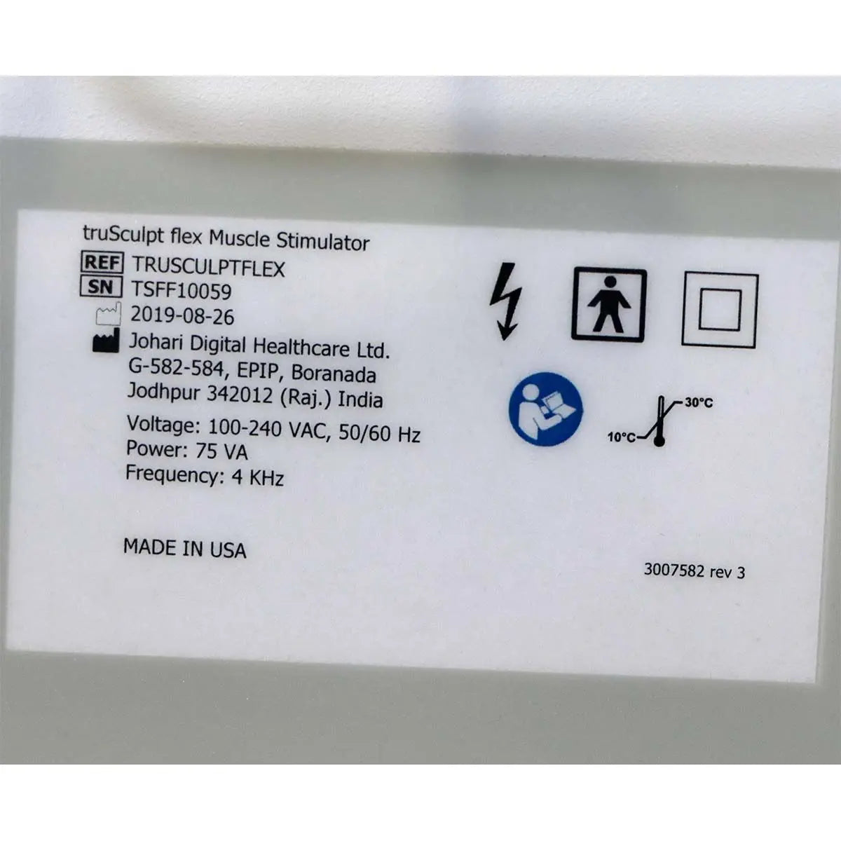 2019 Cutera truSculpt Flex Muscle Stimulator System Body Tone Firming Contour