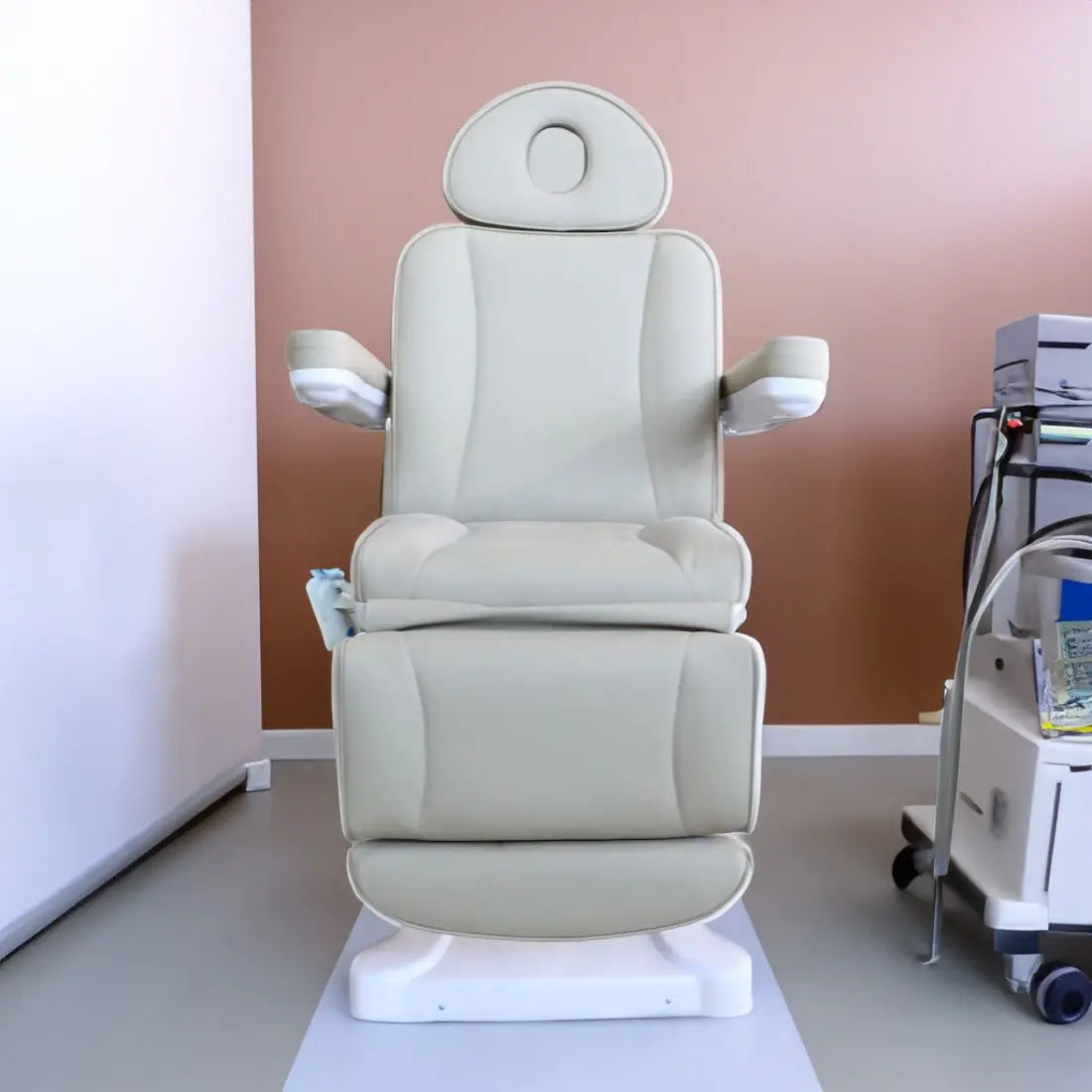 Light Beige Power Adjustable Beauty Spa Cosmetology Tattoo Medical Exam Bed NEW