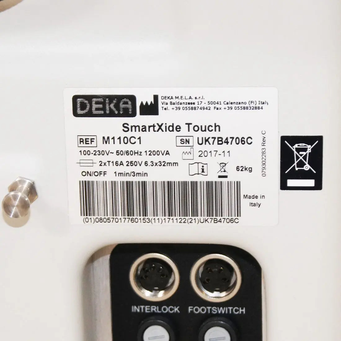 2017 DEKA SmartXide Touch C60 M110C1 Fractional CO2 Laser Mona Lisa Smart Xide Sol International Medical