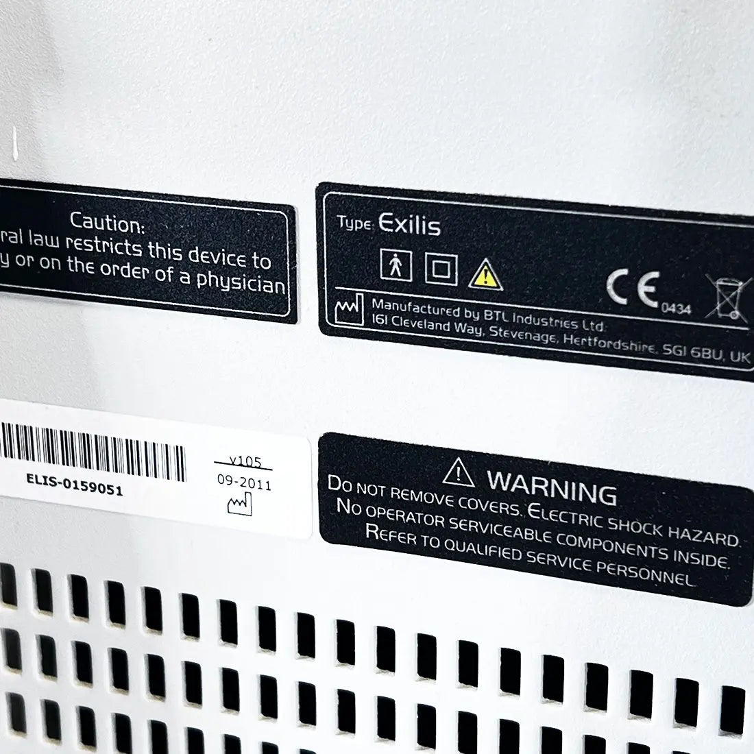 2011 BTL Exilis RF Aesthetic System No Limit Wrinkle Skin Tightening Treatment