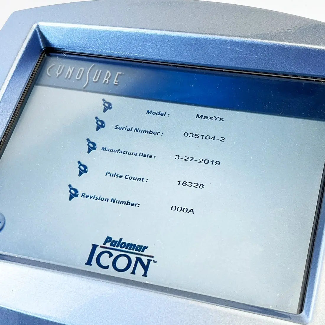 2012 Cynosure Icon IPL Laser Hair Removal Skin Resurfacing Scars Lesions w/3 HPs Palomar