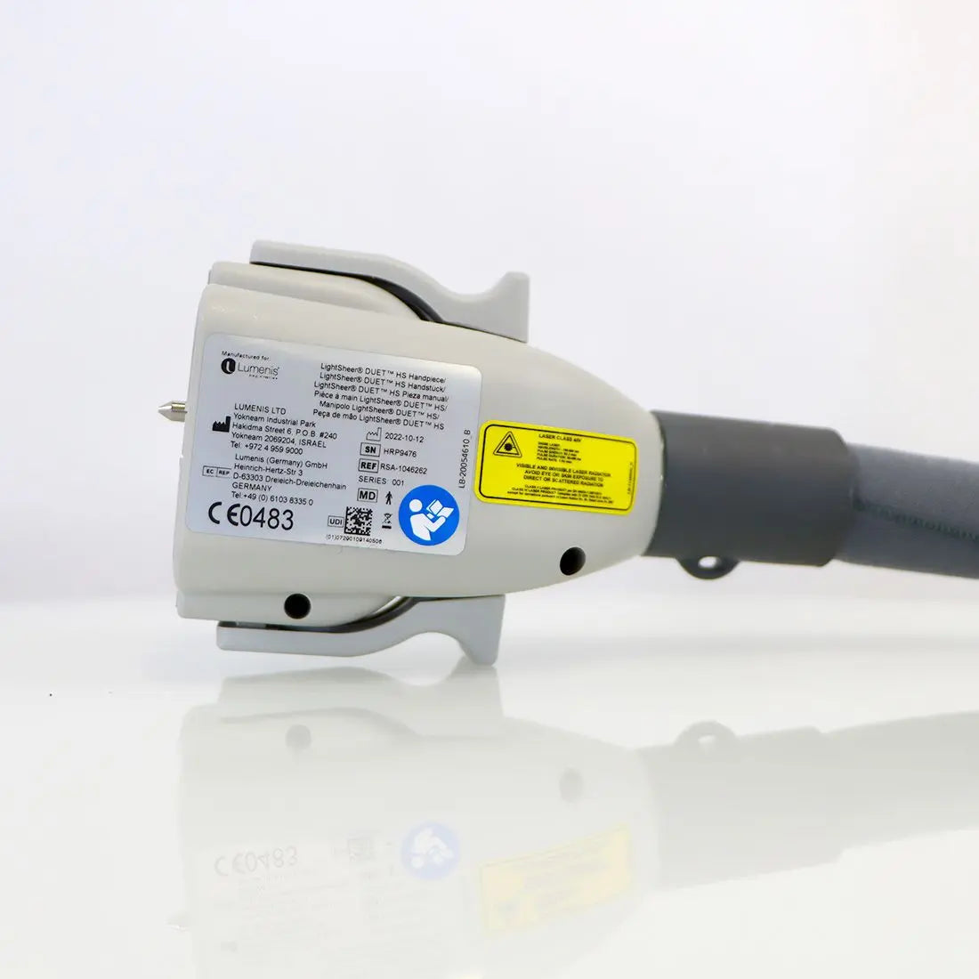 2010 Lumenis LightSheer Duet Laser High Speed HS 805nm ET Hair Removal 2 HPs Lumenis