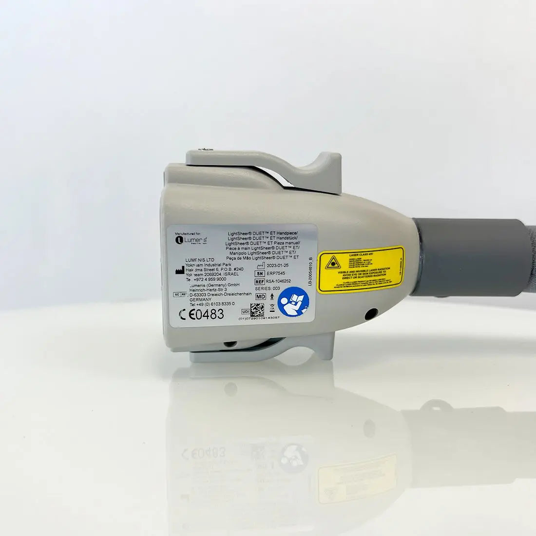 2010 Lumenis LightSheer Duet Laser High Speed HS 805nm ET Hair Removal 2 HPs Lumenis