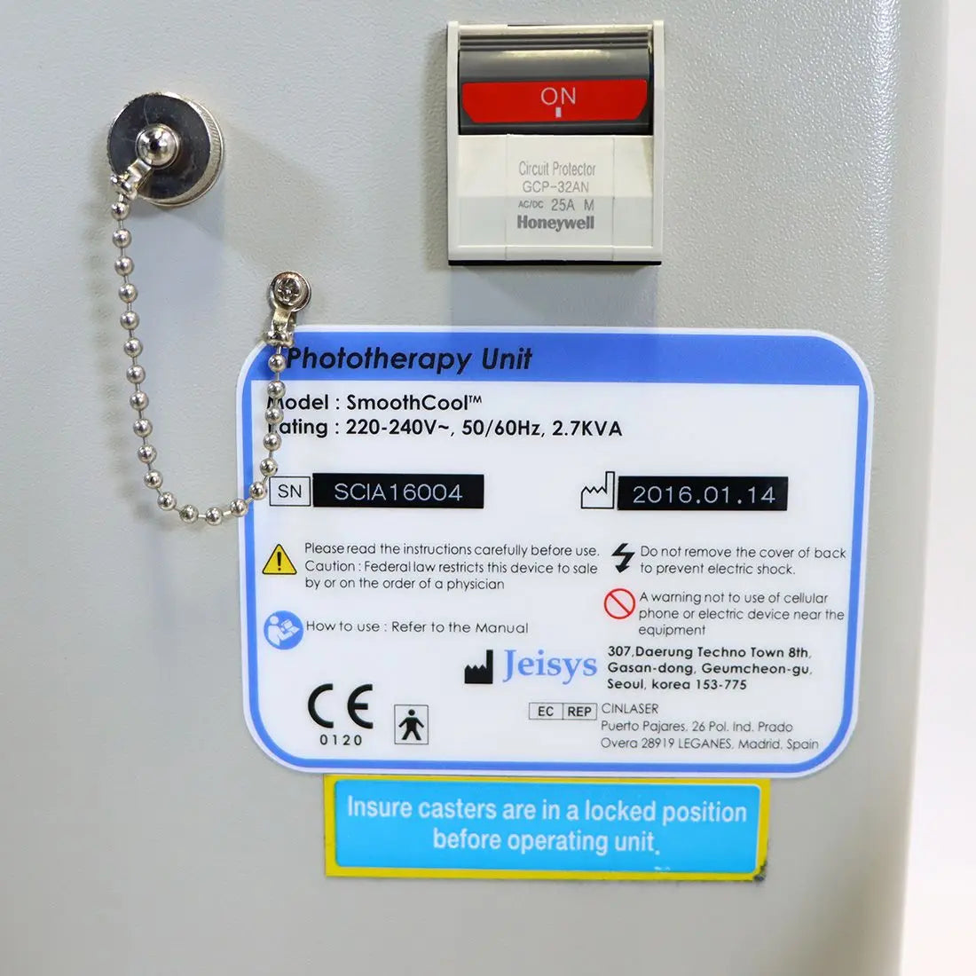 2016 SmoothCool Multi-Wavelength IPL HR Phototherapy Workstation Smooth Cool 220 Sol International Medical