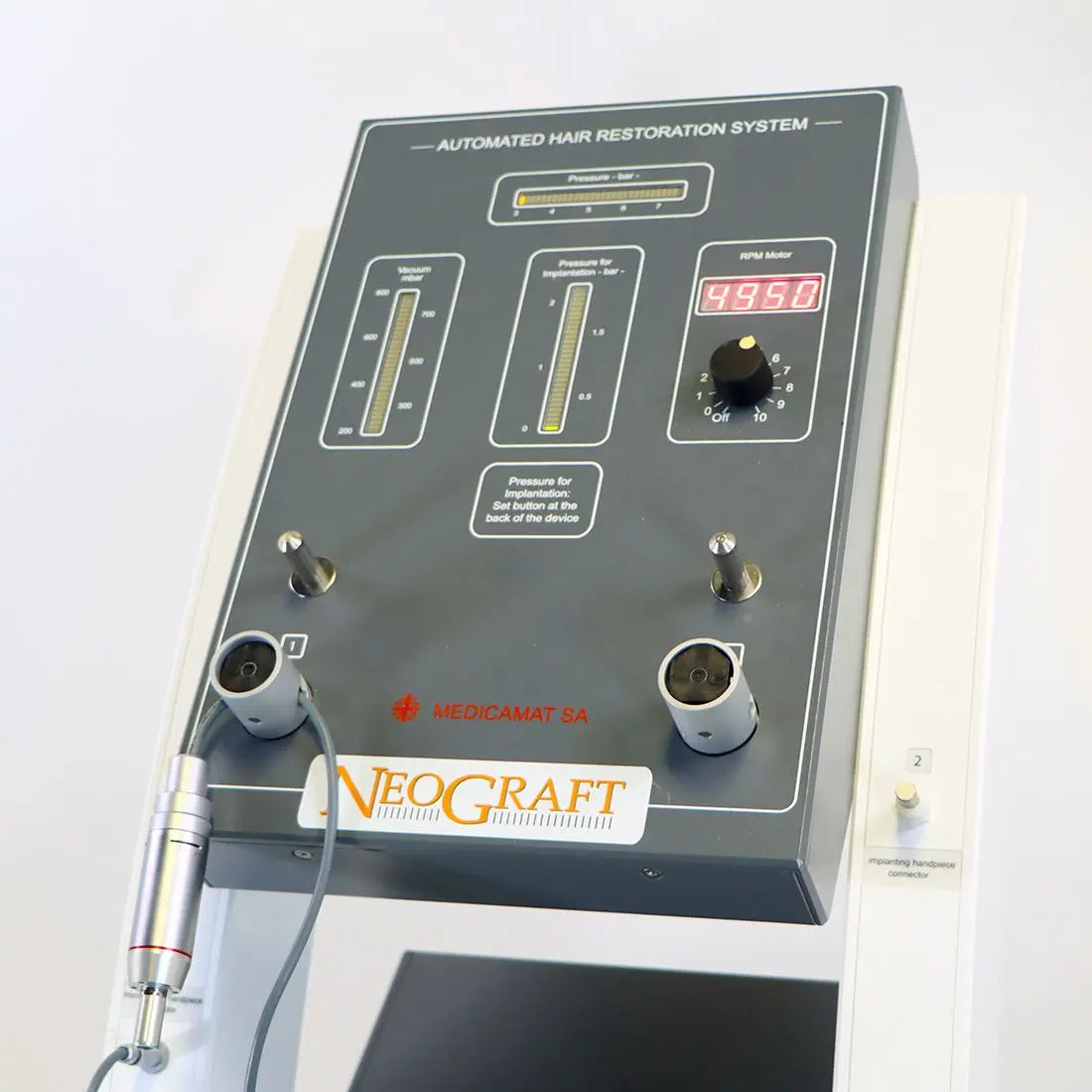 2011 NeoGraft Medicamat Automated Hair Restoration System - Punch Hair Matic Sol International Medical