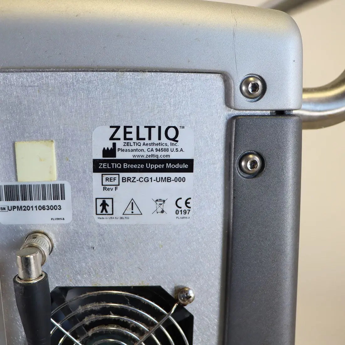 2011 Zeltiq CoolSculpting Body Contouring Fat Reduction System w/2 Applicators