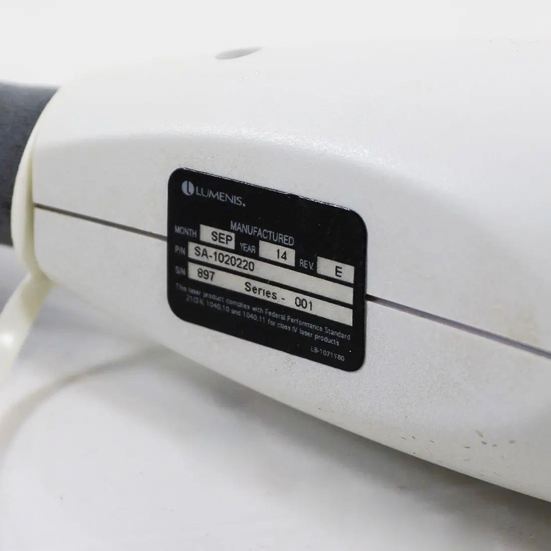 2014 Lumenis M22 Multi-Spot Nd:YAG Treatment Head Laser Handpiece SA-1020220