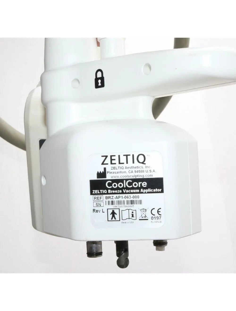 2015 Zeltiq CoolSculpting CoolCore Breeze Vacuum Applicator BRZ-AP1-063-000 HP