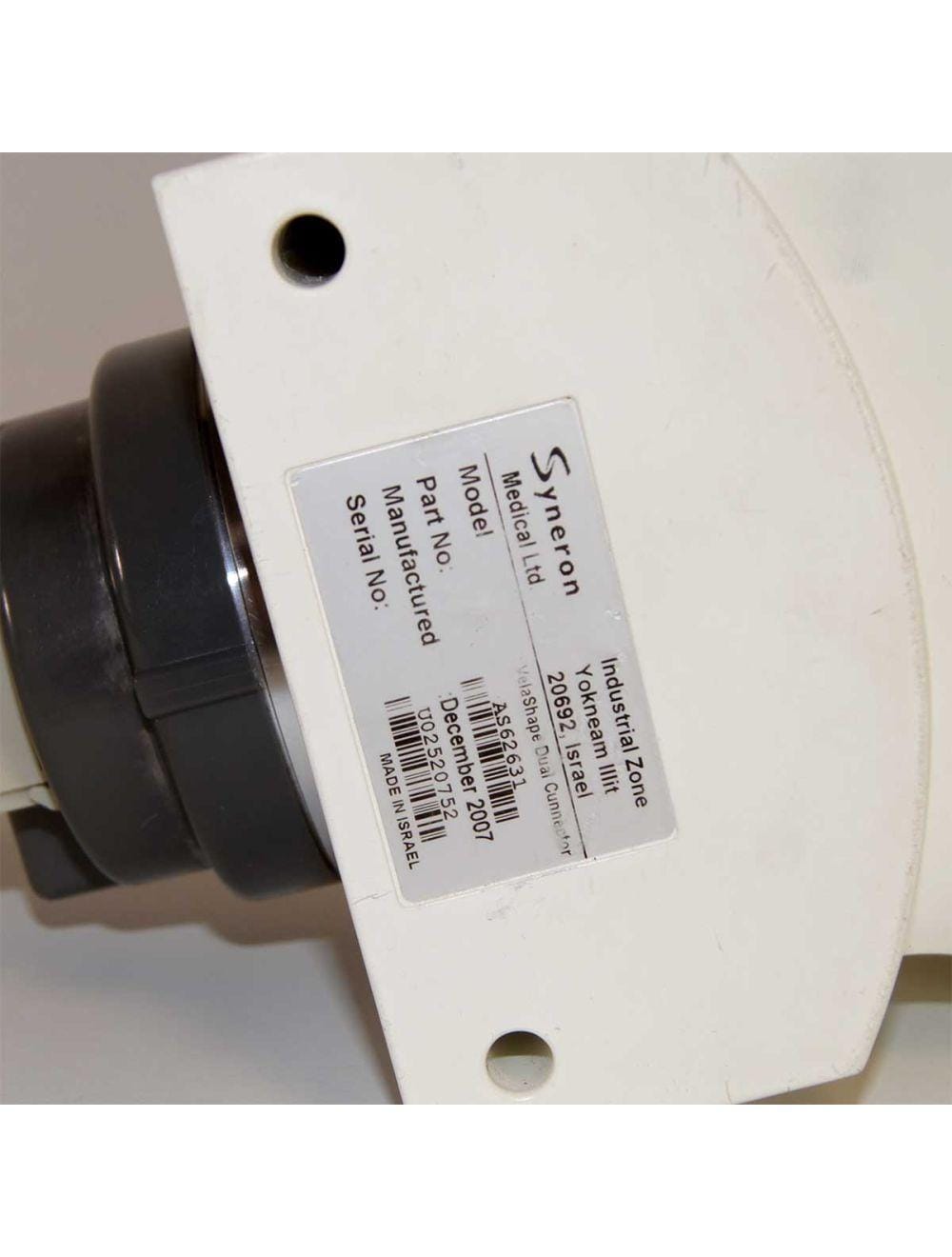 2007 Syneron Velashape Dual Connector AS62631 Adapter Splitter for 2 Handpieces