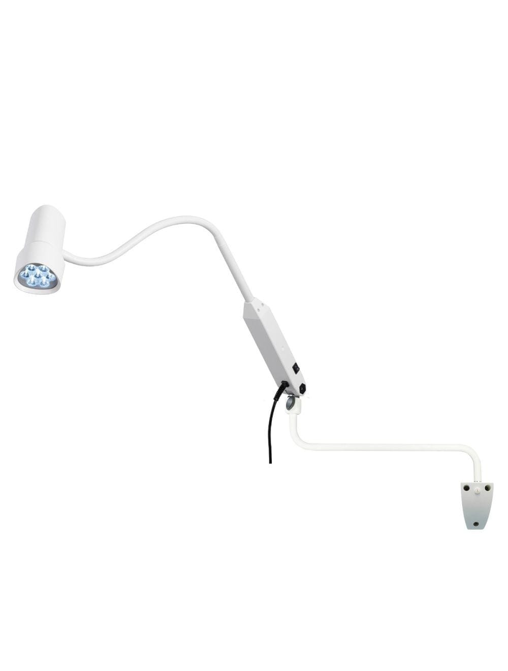 Halux LED N50-3 P SX Exam Light, Gooseneck - Wall Extension Mount