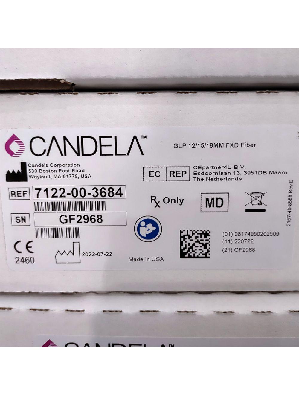 Candela GentleLase Plus Fiber Assembly 12/15/18mm Factory NEW 7122-00-3684 (GF2968)