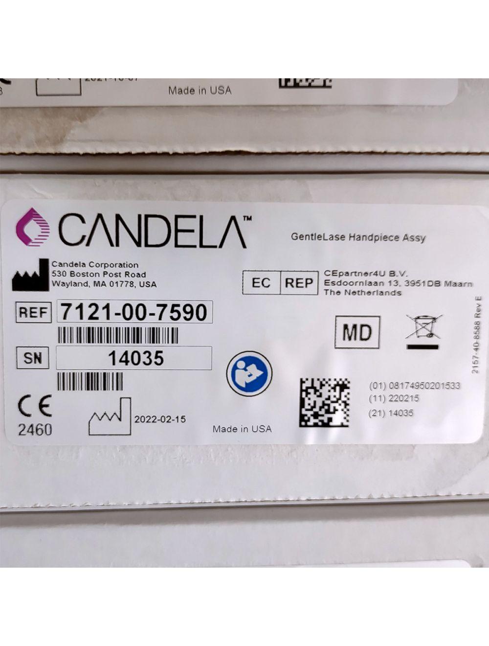 Candela GentleLase Plus Handpiece Assembly No Fiber Factory NEW 7121-00-7590 (14035sn)