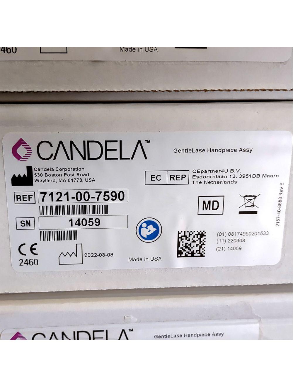 Candela GentleLase Plus Handpiece Assembly No Fiber Factory NEW 7121-00-7590 (14059sn)