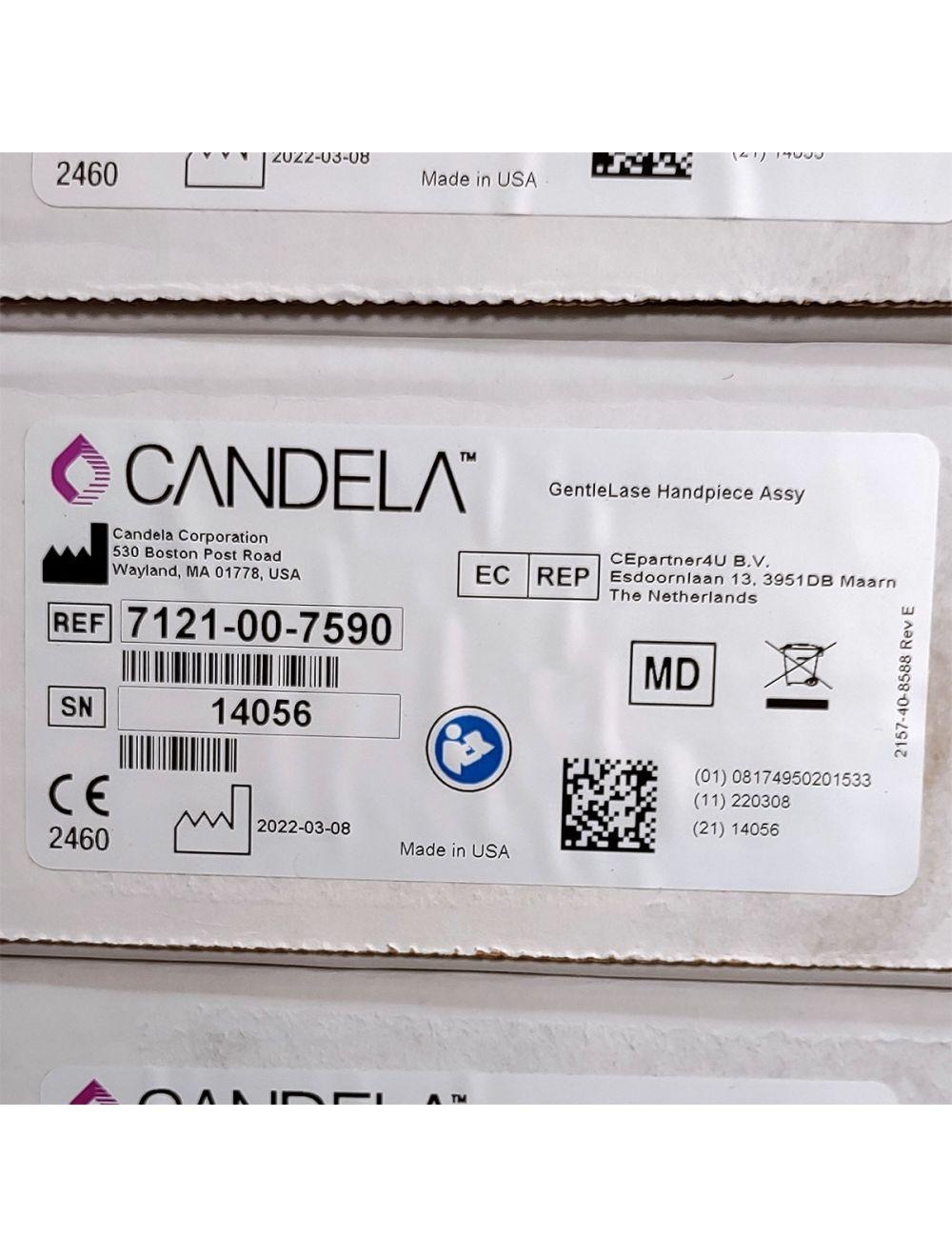 Candela GentleLase Plus Handpiece Assembly No Fiber Factory NEW 7121-00-7590 (14056sn)