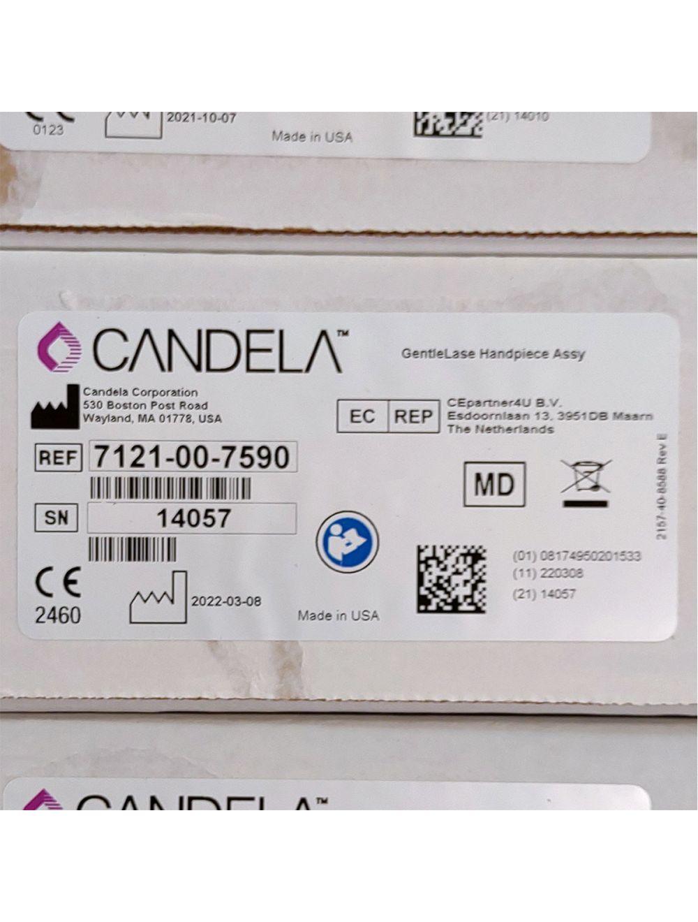 Candela GentleLase Plus Handpiece Assembly No Fiber Factory NEW 7121-00-7590 (14057sn)