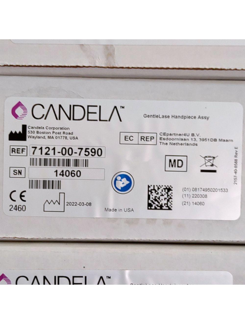 Candela GentleLase Plus Handpiece Assembly No Fiber Factory NEW 7121-00-7590 (14060sn)