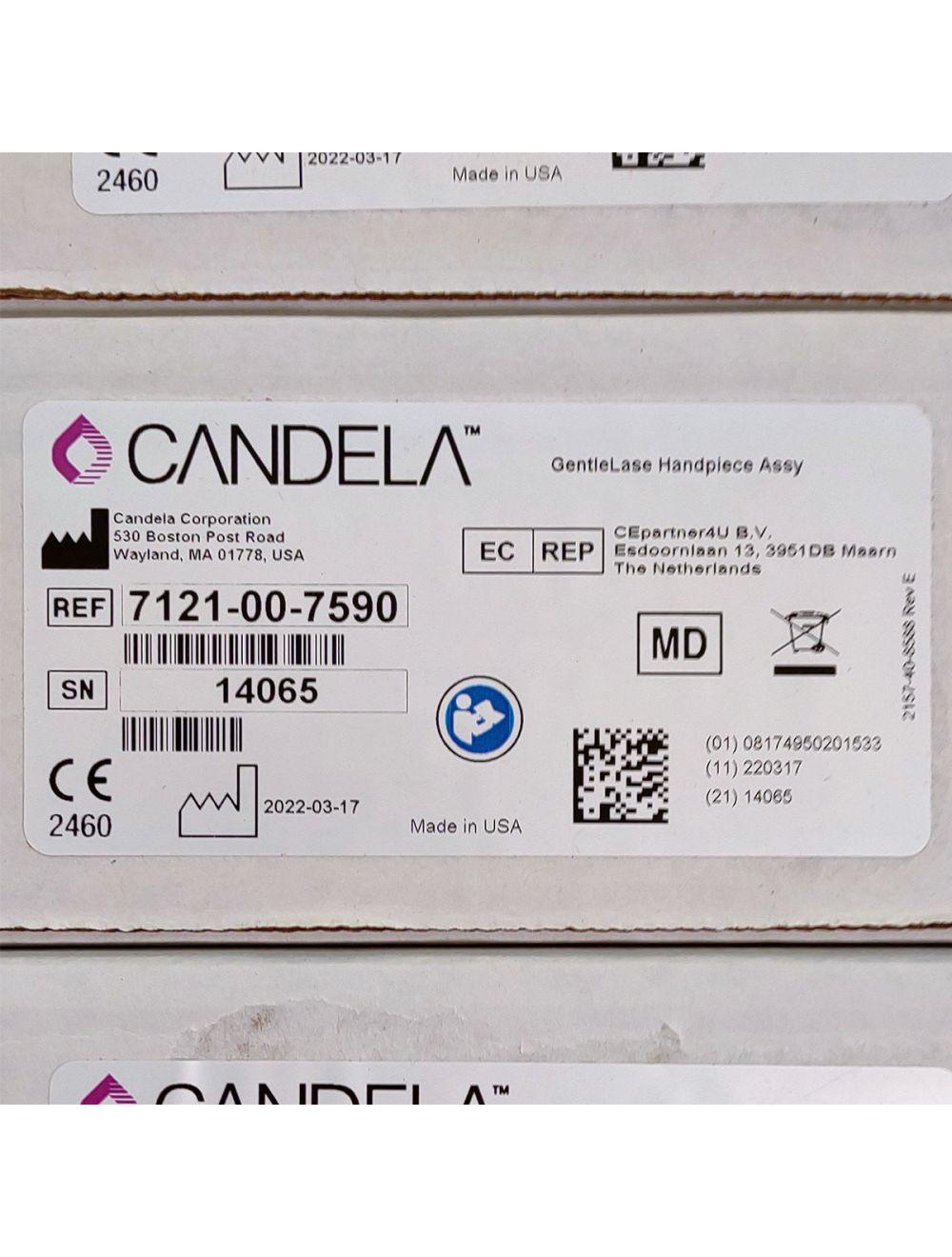 Candela GentleLase Plus Handpiece Assembly No Fiber Factory NEW 7121-00-7590 (14065sn)