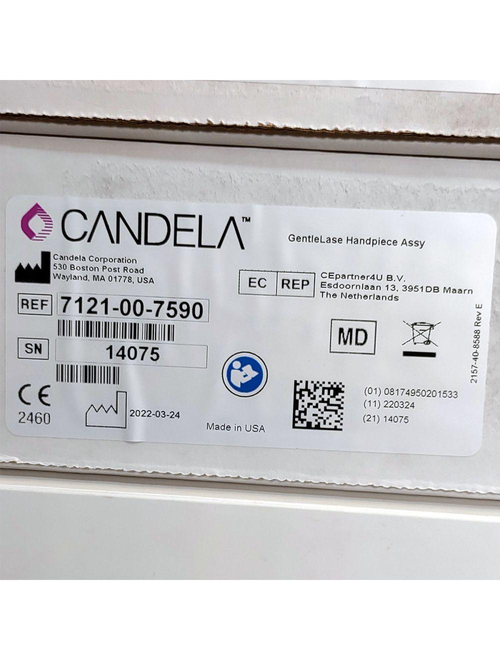 Candela GentleLase Plus Handpiece Assembly No Fiber Factory NEW 7121-00-7590 (14075sn)
