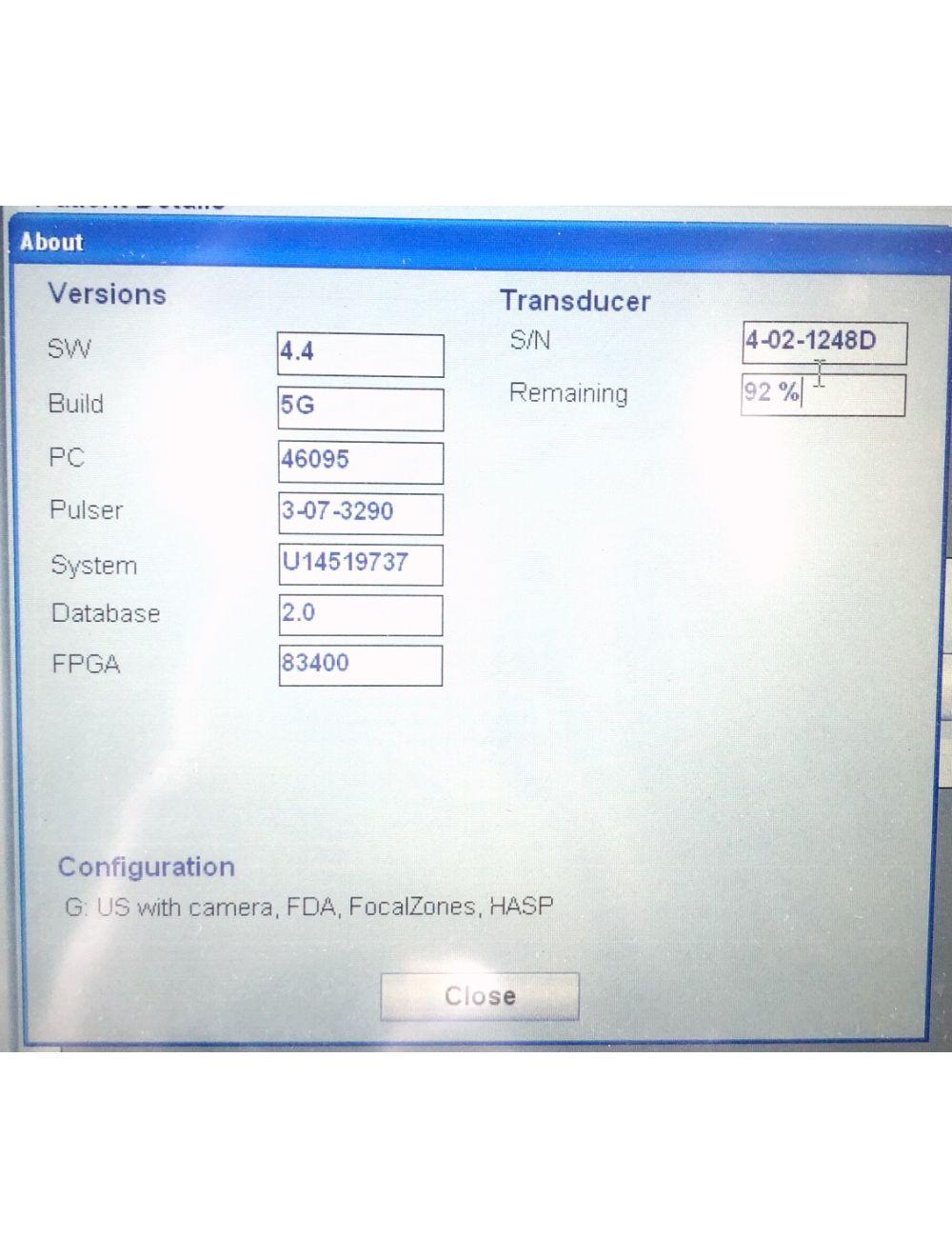 Syneron Candela UltraShape Classic Multi-Handpiece PARTS Unit Cracked