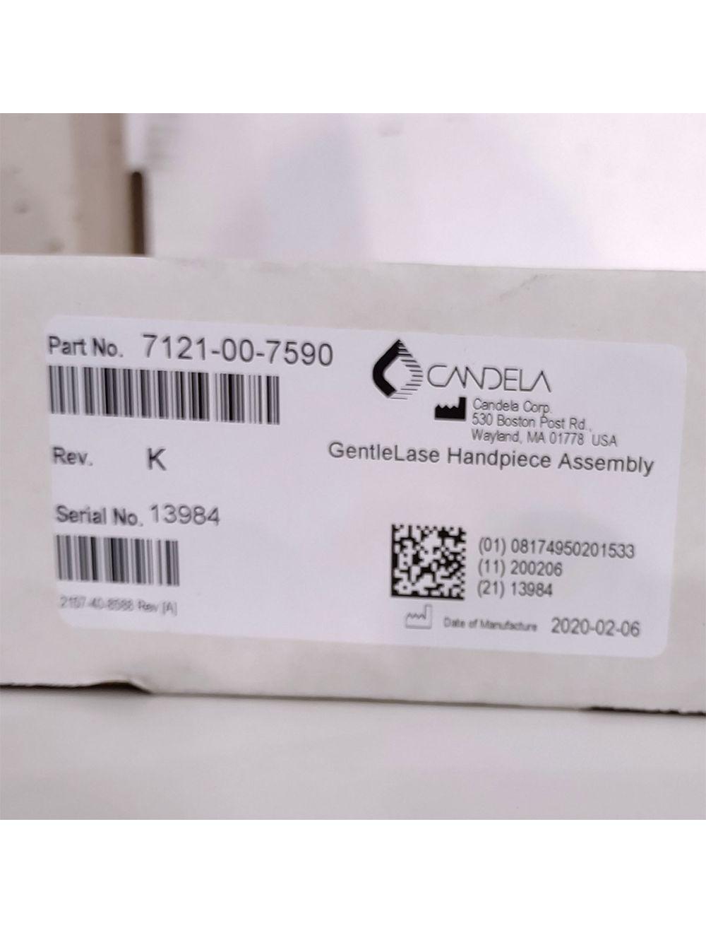 Candela GentleLase Plus Handpiece Assembly No Fiber Factory NEW 7121-00-7590 (13984)