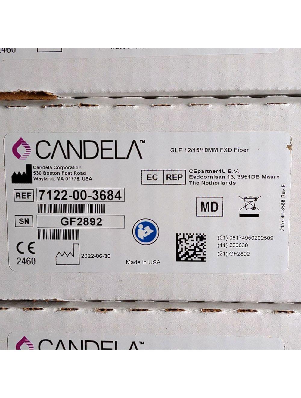 Candela GentleLase Plus Fiber Assembly 12/15/18mm Factory NEW 7122-00-3684 (GF2892)