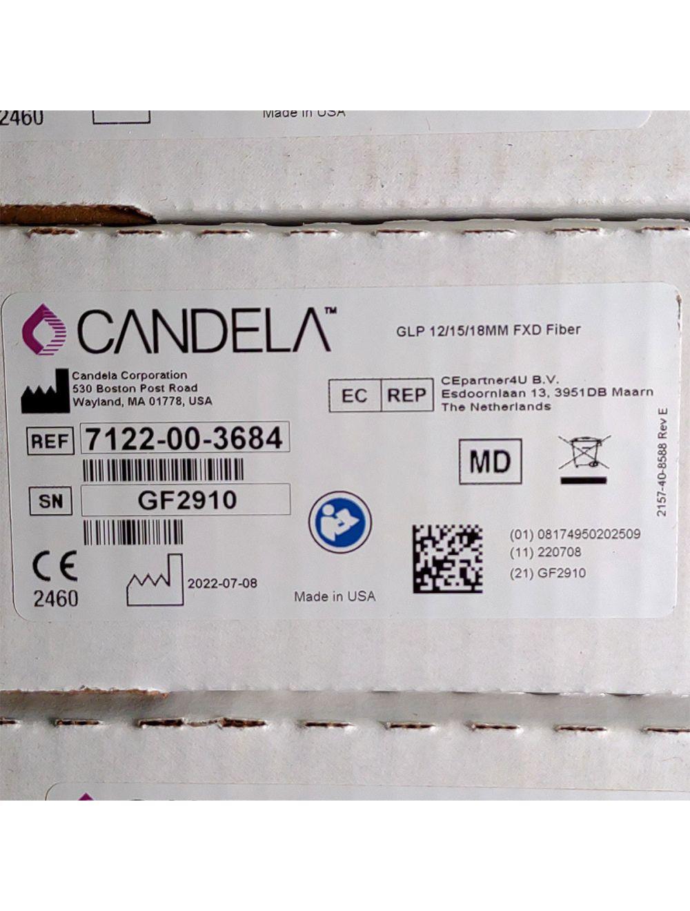 Candela GentleLase Plus Fiber Assembly 12/15/18mm Factory NEW 7122-00-3684 (GF2910)