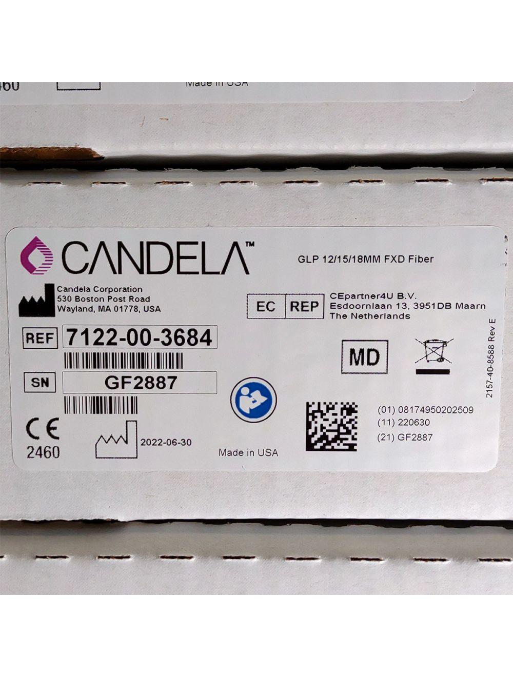 Candela GentleLase Plus Fiber Assembly 12/15/18mm Factory NEW 7122-00-3684 (GF2887)