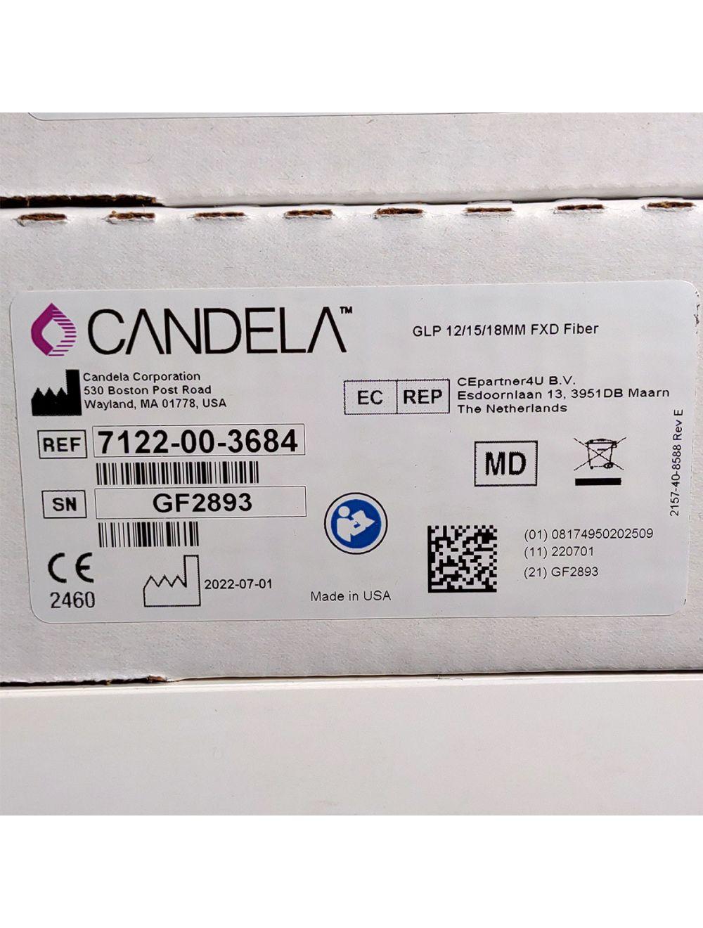 Candela GentleLase Plus Fiber Assembly 12/15/18mm Factory NEW 7122-00-3684 (GF2893)